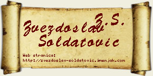 Zvezdoslav Soldatović vizit kartica